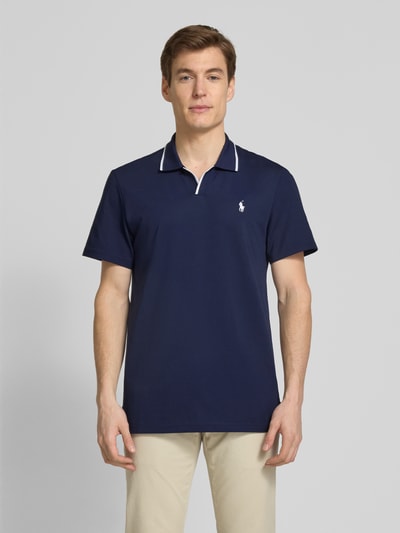 Polo Ralph Lauren Poloshirt mit Label-Stitching Marine 4