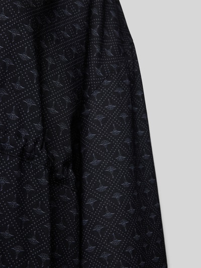 JOOP! Collection Tunika damska JOOP! Collection;Mieszanka bawełny i modalu;Luźny krój;Pasek w talii;Dekolt w serek Granatowy 2