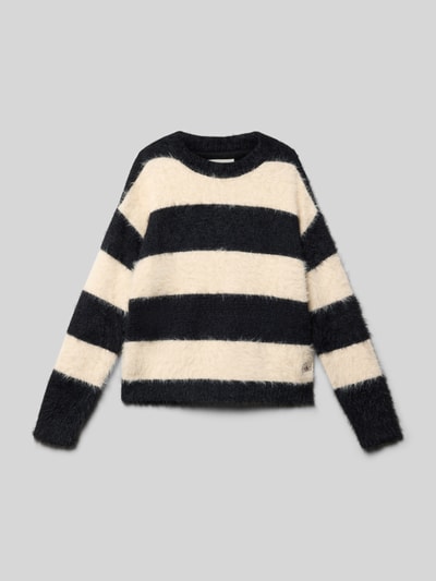 Calvin Klein Jeans Strickpullover mit Rundhalsausschnitt Black 1