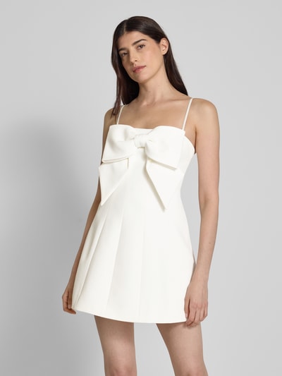 Forever New Cocktailkleid mit Zierschleife Offwhite 4