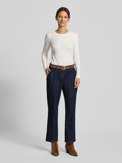 OPUS PANTS Jeans mit Längsnähten Modell 'Luane' Dunkelblau 1