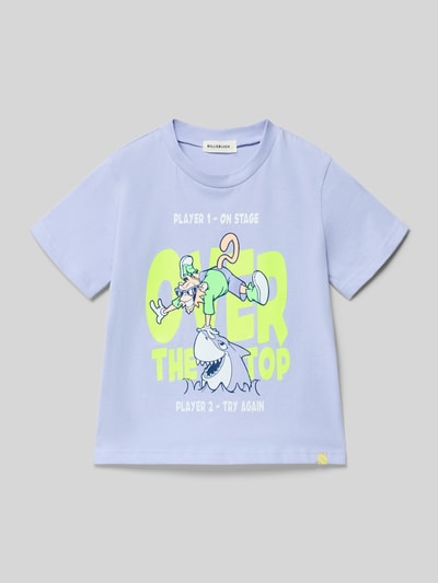 BILLIEBLUSH T-Shirt mit Motiv-Print und Rundhalsausschnitt Flieder 1