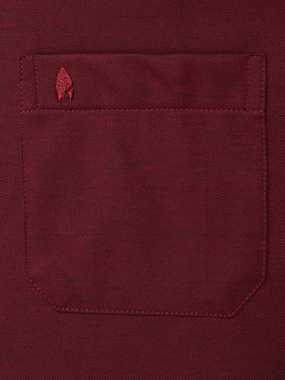 RAGMAN Poloshirt met borstzak Bordeaux - 3