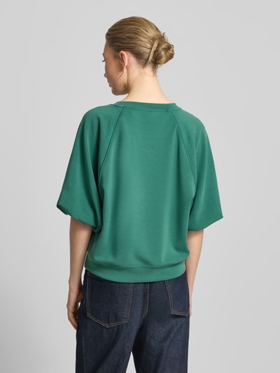 BOSS Orange Oversized Sweatshirt mit Ballonärmeln Dunkelgruen 5