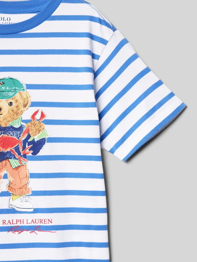 Polo Ralph Lauren Teens T-Shirt mit Motiv- und Label-Print Bleu 2