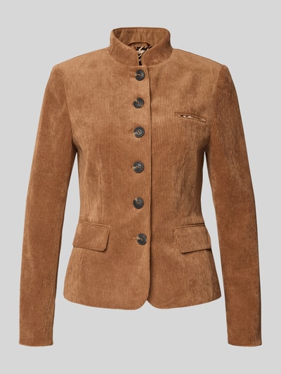 WHITE LABEL Żakiet z fakturowanym wzorem Koniakowy 2