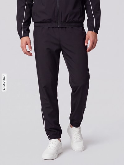Lacoste Sport Regular Fit Trainingshose mit Logo-Patch Black 4