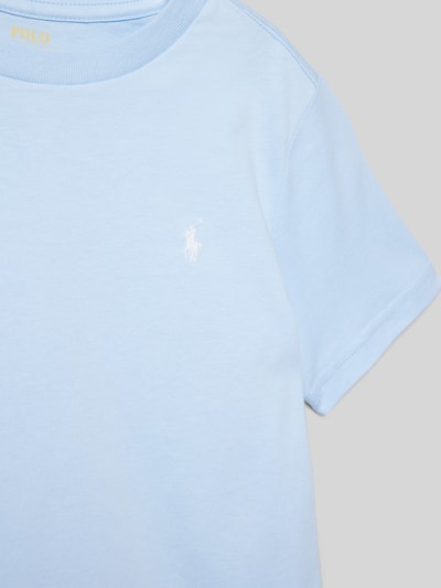 Polo Ralph Lauren Teens T-Shirt aus reiner Baumwolle Hellblau 2