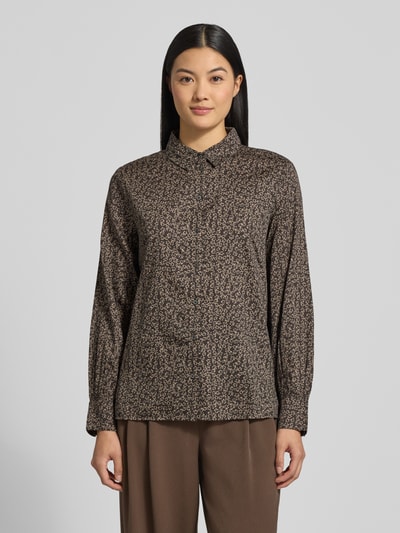 Marc O'Polo Relaxed fit overhemdblouse van puur katoen Donkergrijs - 4