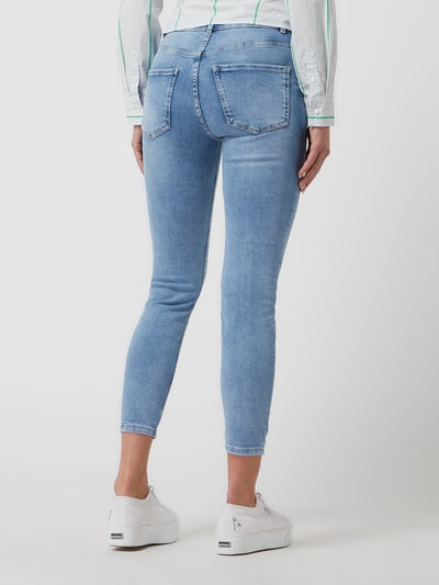 Jake*s Casual Korte skinny fit jeans met stretch  Jeansblauw - 5