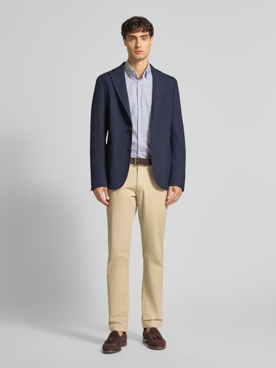 Christian Berg Men Regular Fit Business-Hemd mit Button-Down-Kragen Hellrosa 1