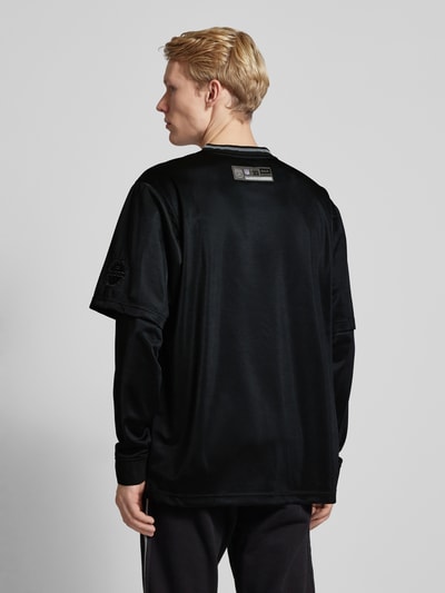 Balr. Relaxed Fit Sweatshirt mit Label-Stitching Black 5