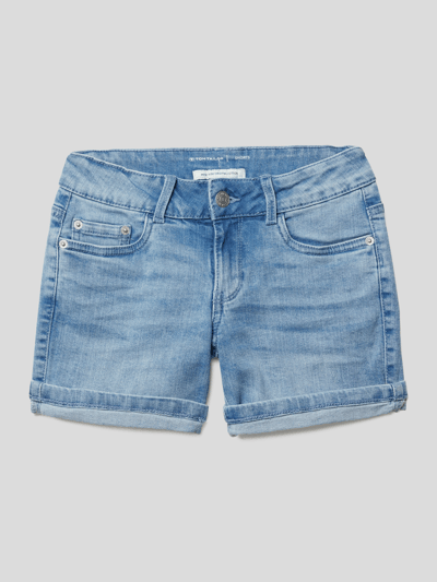 Tom Tailor Korte jeans met elastische band Lichtblauw - 1