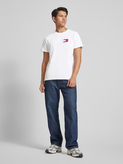 Tommy Jeans T-shirt z nadrukiem z logo Biały 1