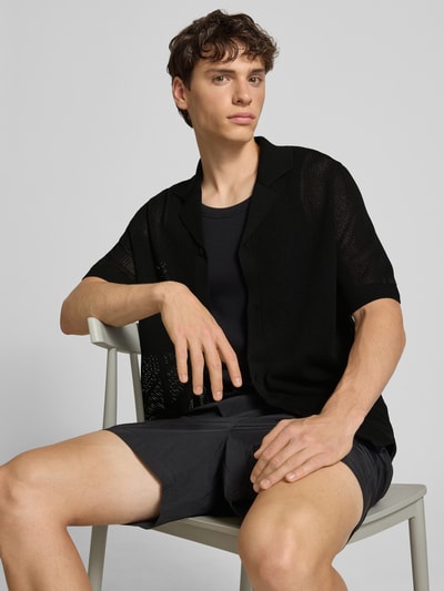 Calvin Klein Underwear Regular fit vrijetijdsoverhemd in semi-transparant design Zwart - 3