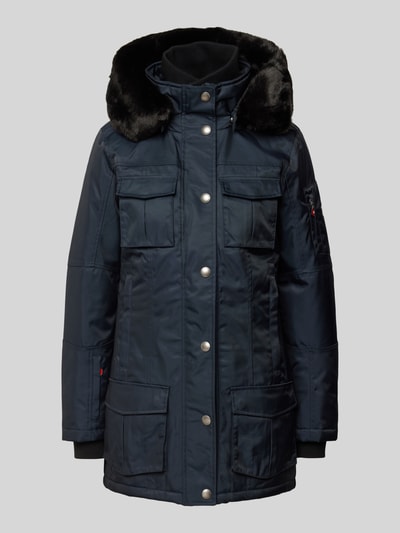 Wellensteyn Shaped Fit Funktionsjacke mit Stehkragen Modell 'SCHNEEZAUBER' Marine 2