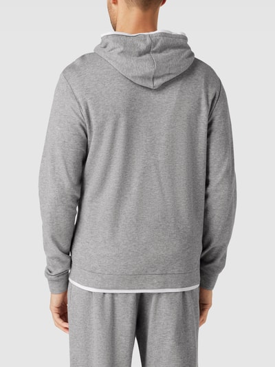 BOSS Sweatjacke mit Kapuze Modell 'Cashmere Jacket' Mittelgrau meliert 5