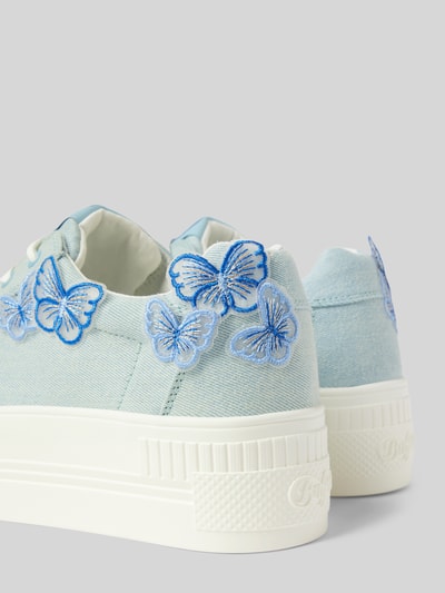 Buffalo Plateau-Sneaker in Denim-Optik Modell 'BUTTERFLY' Jeansblau 2