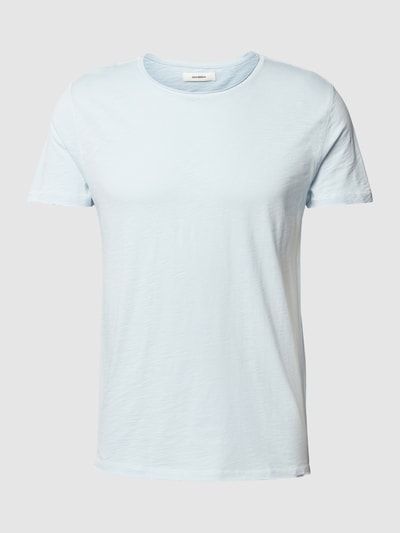 GABBA T-Shirt in unifarbenem Design Modell 'Konrad' Marine 2