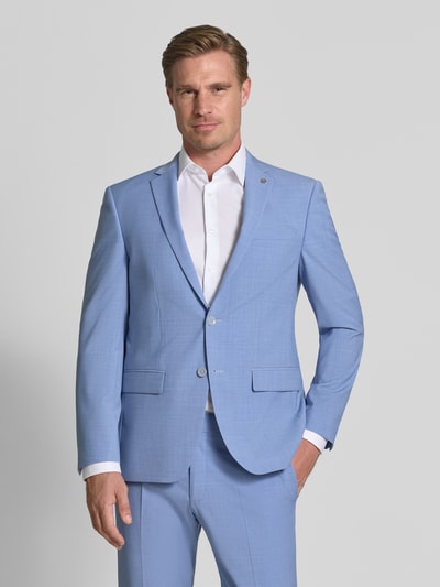 HECHTER PARIS Regular Fit Sakko aus Schurwoll-Mix Hellblau 4