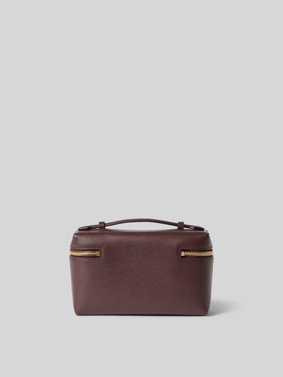 Victoria Beckham Henkeltasche aus echtem Leder mit Innenfach Mittelbraun 3