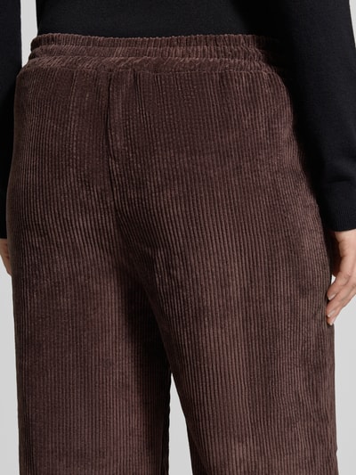 ZABAIONE Cordhose mit elastischem Bund Modell 'La44raa' Dunkelbraun 3