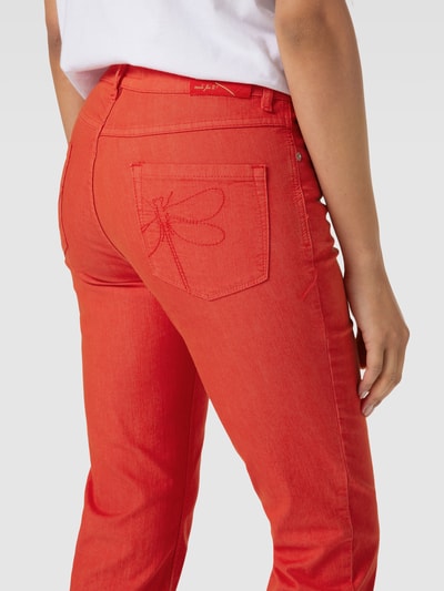 Zerres Caprihose im 5-Pocket-Design Modell 'CORA' Rot 3