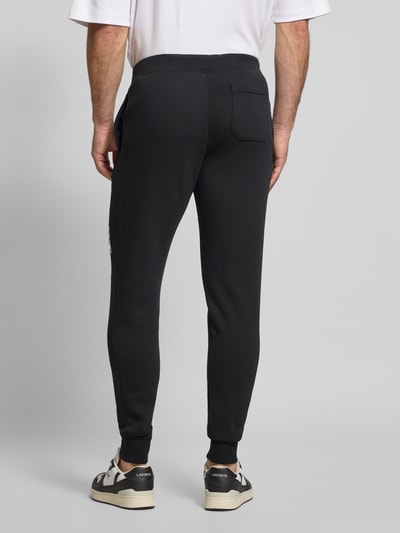 Polo Ralph Lauren Slim fit sweatpants met labelprint Zwart - 5
