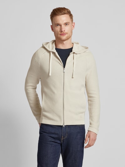 Marc O'Polo Regular Fit Strickjacke aus Bio-Baumwolle Beige 4