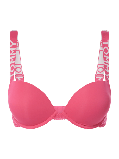 TOMMY HILFIGER Push-up-BH mit Spitzenbesatz Pink 2