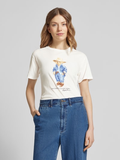 Polo Ralph Lauren T-shirt met labelprint Wit - 4