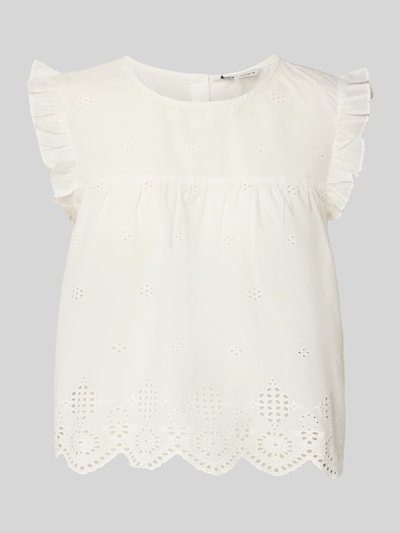 Only Relaxed Fit Blusentop aus reine Baumwolle Modell 'SILLA LIFE' Offwhite 2