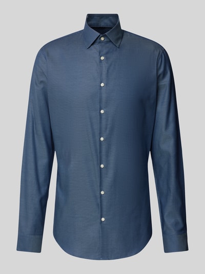 Jake*s Slim Fit Business-Hemd mit Kentkragen Bleu 2