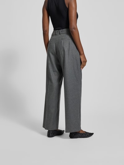 black palms Stoffhose mit Bundfalten Marine 5