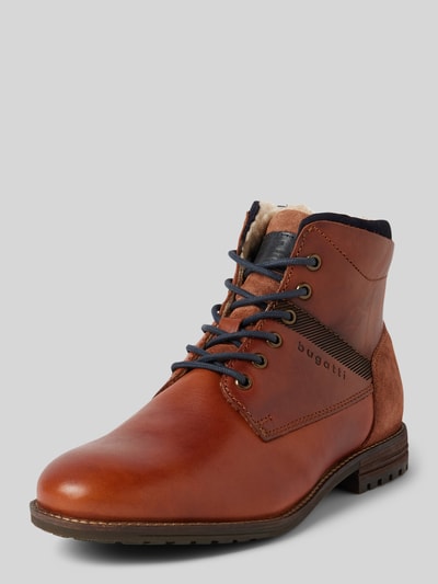 bugatti Boots aus Leder Modell 'Paxon' Dunkelbraun 1