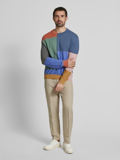 PAUL SMITH Strickpullover mit gerippten Abschlüssen Multi Stylebop 1