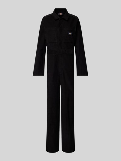 Dickies Jumpsuit mit aufgesetzten Brusttaschen Black 2