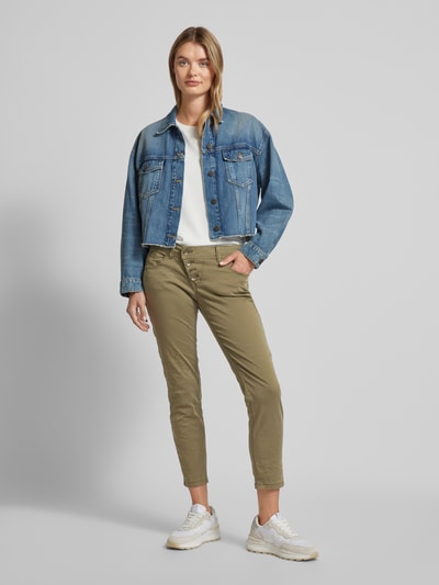 Buena Vista Jeans mit 5-Pocket-Design Modell 'Malibu' Oliv 1