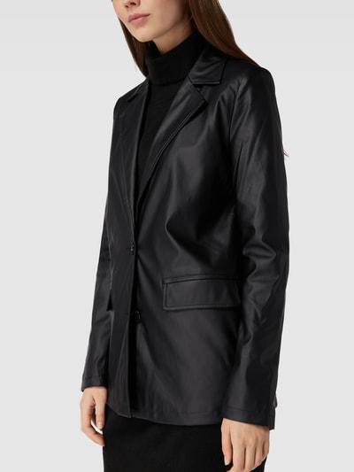 Noisy May Oversized Blazer in Leder-Optik Modell 'Luke' Black 3