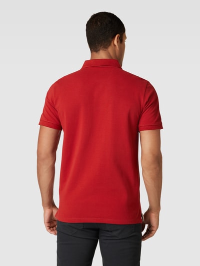 Tom Tailor Poloshirt aus Baumwolle mit Label-Detail Rot 5