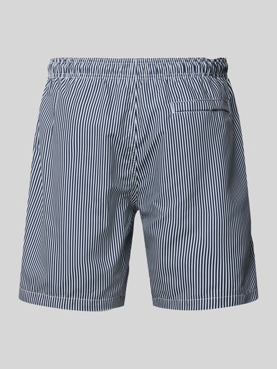 Shiwi Regular Fit Badehose mit Label-Patch Modell 'Mike' Marine 3