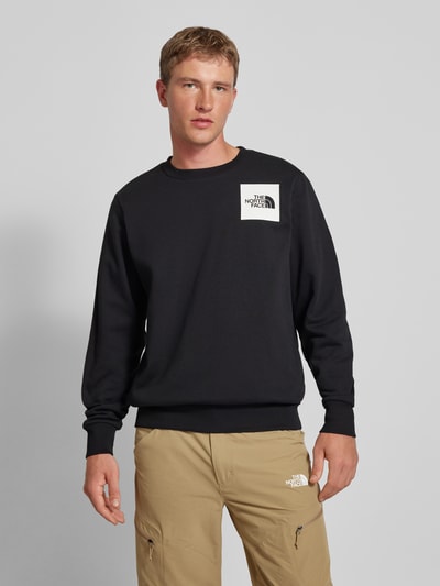 The North Face Sweatshirt mit Label-Patch Black 4