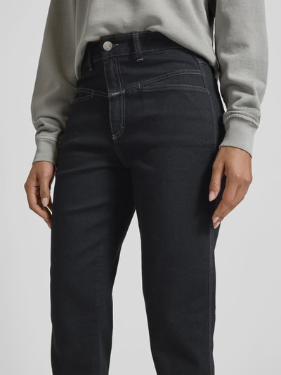 Closed Regular Fit Jeans mit Logo-Patch Black 3