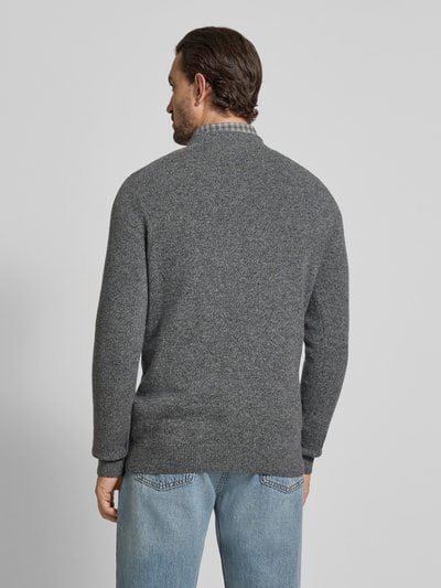 Barbour Regular fit gilet van een mix van wol en linnen met zijde Middengrijs - 5