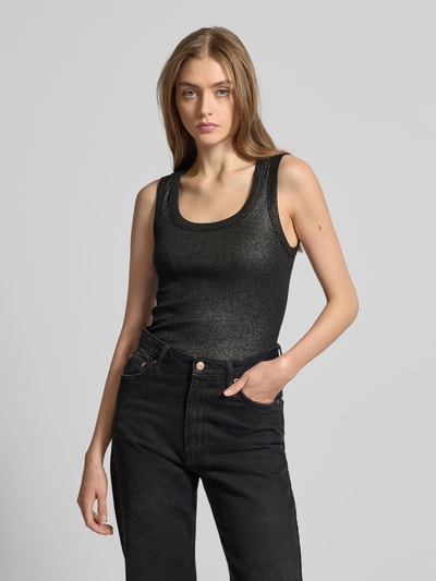 Pepe Jeans Tanktop in Ripp-Optik Modell 'LACEY' Black 4