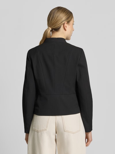 Christian Berg Woman Selection Żakiet o kroju slim fit z zapięciem na haftkę Czarny 5