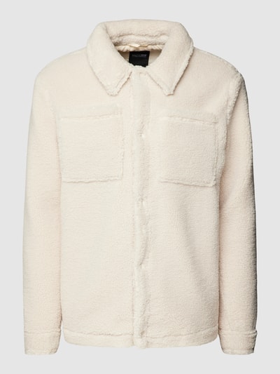 Only & Sons Overhemdjack met teddybont, model 'MAZZ' Beige - 2