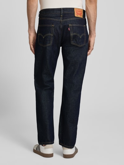 Levi's® Jeansy o kroju relaxed fit z czystej bawełny model '555' Ciemnoniebieski 5