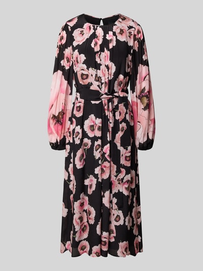 Marc Cain Midikleid mit Bindegürtel Black 2