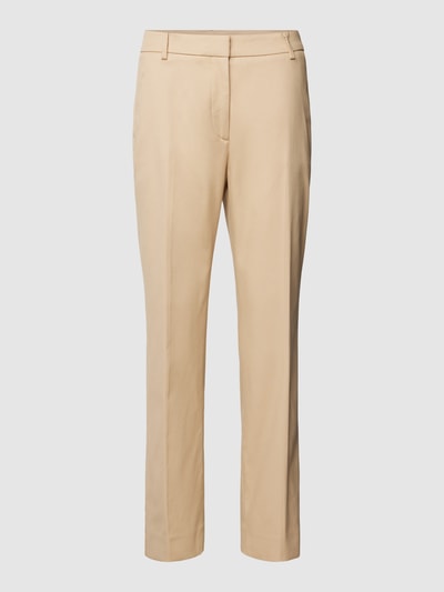 Weekend Max Mara Stoffhose mit Bügelfalten Modell 'VITE' Sand 2